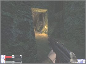 Po prawej, w oknie, może być najemnik (lewy obrazek) - [18] The way to the mine cz.2 | Hellforces - Hellforces - poradnik do gry