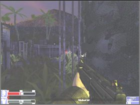 Potem używając rakietnicy zestrzel kolejne działka, które możesz stąd trafić (lewy obrazek) - [20] The way to the lab cz.2 | Hellforces - Hellforces - poradnik do gry