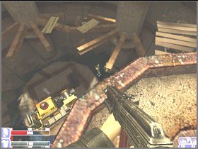 Przeskocz na widoczny po lewej, betonowy gruby słup - [25] Module under construction cz.2 | Hellforces - Hellforces - poradnik do gry