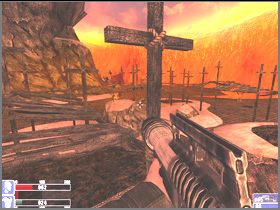 Idź potem do rozwidlenia, skręć w lewo, aż dojdziesz do widocznej na lewym obrazku apteczki - [27] Hell cz.1 | Hellforces - Hellforces - poradnik do gry