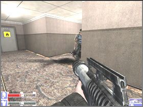 Otwórz drzwi po lewej, zabij w środku demona strzelającego energią (lewy obrazek) i przeszukaj pomieszczenie - [29] Baphomets chambers cz.2 | Hellforces - Hellforces - poradnik do gry