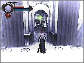 Dotrzesz w końcu do miejsca, w którym załączy się scenka przerywnikowa (screen 1) - [2] Mansion - Courtyard cz.1 | BloodRayne 2 - BloodRayne 2 - poradnik do gry