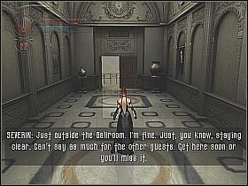 Po kilku chwilach znajdziesz się na klatce schodowej - [4] Mansion - Ballroom | BloodRayne 2 - BloodRayne 2 - poradnik do gry