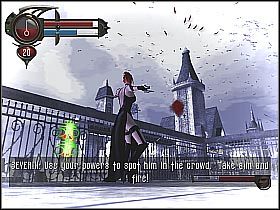 Załączy się krótka scenka przerywnikowa (screen 1) - [5] Mansion - Zerenzki | BloodRayne 2 - BloodRayne 2 - poradnik do gry