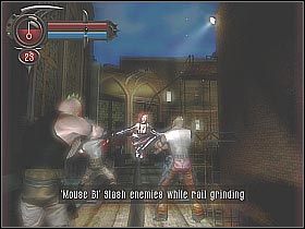 Zeskocz na dół - [7] Meatpacking District - Alleys and Rooftops cz.2 | BloodRayne 2 - BloodRayne 2 - poradnik do gry