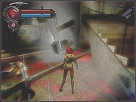 Do celu prowadzi wyłącznie jedna ścieżka (screen 1), tak więc nie powinieneś się raczej zgubić - [10] Union Station - Club Strages cz.1 | BloodRayne 2 - BloodRayne 2 - poradnik do gry