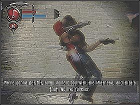 Znajdziesz się niedaleko pierwszego stanowiska maszynowego - [11] The Sewers - Access Tunnels cz.1 | BloodRayne 2 - BloodRayne 2 - poradnik do gry