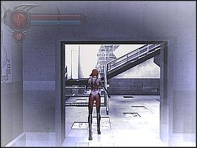 Po kilku chwilach dotrzesz do upragnionej konsoli (screen 1) - [14] Wetworks - Electrification Silos cz.3 | BloodRayne 2 - BloodRayne 2 - poradnik do gry