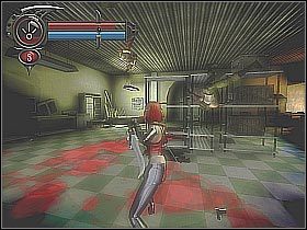 Po chwili załączy się krótka scenka przerywnikowa (screen 1) - [15] Wetworks - Mess Hallcz.2 | BloodRayne 2 - BloodRayne 2 - poradnik do gry