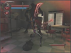 Skieruj się w stronę korytarza, z którego przyszedł Foreman - [15] Wetworks - Mess Hallcz.2 | BloodRayne 2 - BloodRayne 2 - poradnik do gry