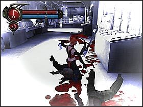 Za rogiem wpadniesz na wspomnianego już wcześniej Foremana (screen 1) - [16] Wetworks - Chemical Processing | BloodRayne 2 - BloodRayne 2 - poradnik do gry