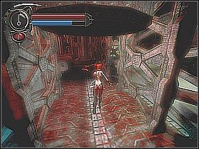 Za rogiem wpadniesz na kolejnych przeciwników (screen 1) - [18] Wetworks - Bone crushers and Furnace cz.1 | BloodRayne 2 - BloodRayne 2 - poradnik do gry