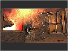 Zauważ, iż znajdują się tu dwa otwarte piece (screen 1) - [18] Wetworks - Bone crushers and Furnace cz.2 | BloodRayne 2 - BloodRayne 2 - poradnik do gry