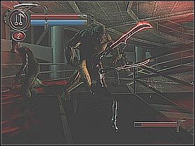 Po drodze wpadniesz oczywiście na kilka wrogich grup, będziesz również musiał skorzystać z windy - [20] Shroud Tower - Ascent cz.5 | BloodRayne 2 - BloodRayne 2 - poradnik do gry