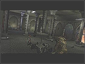 Wspomniana bestia nie powinna Ci sprawić większych problemów, tym bardziej, że może ją również zainteresować robacza bestia (screen 1) - [23] Twisted Park - The Aquarium cz.4 | BloodRayne 2 - BloodRayne 2 - poradnik do gry