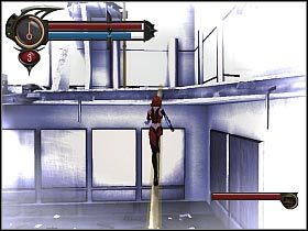 Po wyczerpaniu amunicji do wyrzutni rakiet dobrze byłoby wykonać odpowiednie ciosy wykańczające na znajdujących się w okolicy przeciwnikach (screen 1) - [27] Kagans Tower - Unraveller | BloodRayne 2 - BloodRayne 2 - poradnik do gry