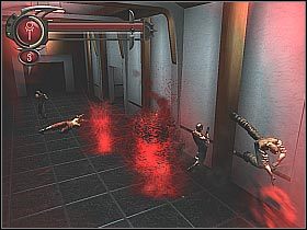 Po dotarciu do kolejnego pomieszczenia załączy się krótka scenka przerywnikowa (screen 1) - [28] Kagans Tower - Media Center cz.2 | BloodRayne 2 - BloodRayne 2 - poradnik do gry