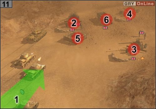 Czas zająć się drugim ukrytym celem - Misja 1 - Sidi Barrani (4) | Państwa Osi w Codename Panzers - Faza Druga - Codename: Panzers - Faza Druga - poradnik do gry