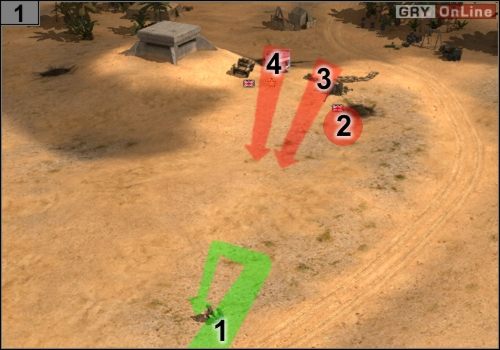 Wybierz snajperów i idź do #1 - Misja 3 - Przełęcz Halfaya (2) | Państwa Osi w Codename Panzers - Faza Druga - Codename: Panzers - Faza Druga - poradnik do gry