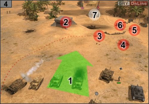 Wreszcie - zaatakuj - Misja 3 - Przełęcz Halfaya (2) | Państwa Osi w Codename Panzers - Faza Druga - Codename: Panzers - Faza Druga - poradnik do gry