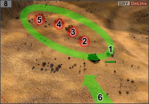Teraz czas na ciekawy manewr - Misja 4 - Operacja Battleaxe (3) | Państwa Osi w Codename Panzers - Faza Druga - Codename: Panzers - Faza Druga - poradnik do gry