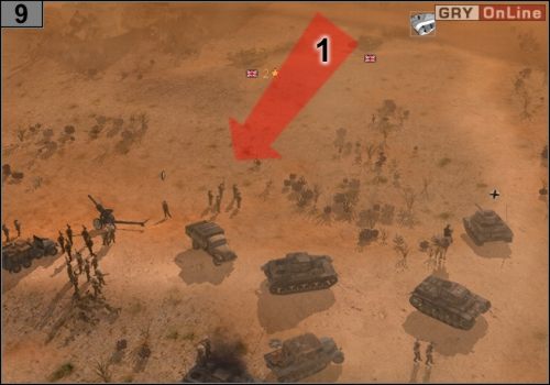 Szybko zacznij naprawiać uszkodzone czołgi - Misja 7 - Burza (4) | Państwa Osi w Codename Panzers - Faza Druga - Codename: Panzers - Faza Druga - poradnik do gry