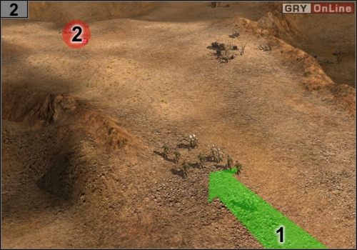 W tym samym czasie snajperzy i medycy powinni już być w [1] - Misja 8 - Tel El Eisa (2) | Państwa Osi w Codename Panzers - Faza Druga - Codename: Panzers - Faza Druga - poradnik do gry