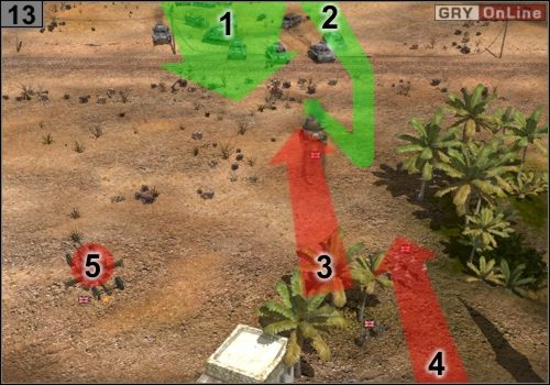 Na razie jednak czołgi postaw [1] - Misja 8 - Tel El Eisa (5) | Państwa Osi w Codename Panzers - Faza Druga - Codename: Panzers - Faza Druga - poradnik do gry