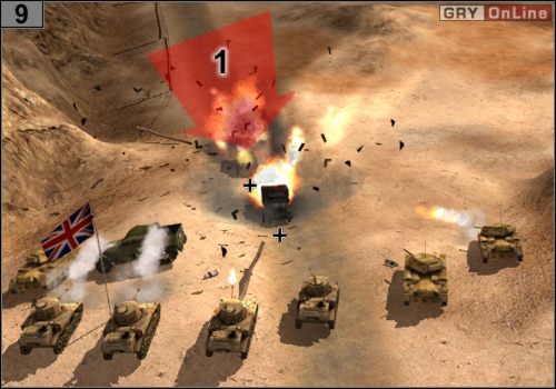 Czołgi powinieneś mieć już rozstawione - Misja 2 - Tobruk (4) | Alianci w Codename Panzers - Faza Druga - Codename: Panzers - Faza Druga - poradnik do gry