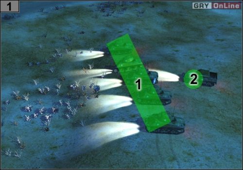 Na początku ustaw wszystkie pięć czołgów (dwa są po drugiej stronie, musisz nimi dojechać) w linii w [1] - Misja 3 - Przełęcz Kasserine (2) | Alianci w Codename Panzers - Faza Druga - Codename: Panzers - Faza Druga - poradnik do gry