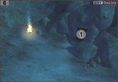 Jednym oddziałem piechoty biegnij do #6 , do tunelu w [1] - Misja 3 - Przełęcz Kasserine (3) | Alianci w Codename Panzers - Faza Druga - Codename: Panzers - Faza Druga - poradnik do gry