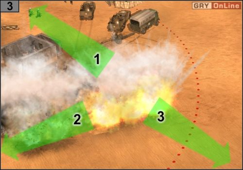 Gdy spotkasz wojska, będziesz musiał robić trzy rzeczy na raz - Misja 4 - Tunis (2) | Alianci w Codename Panzers - Faza Druga - Codename: Panzers - Faza Druga - poradnik do gry