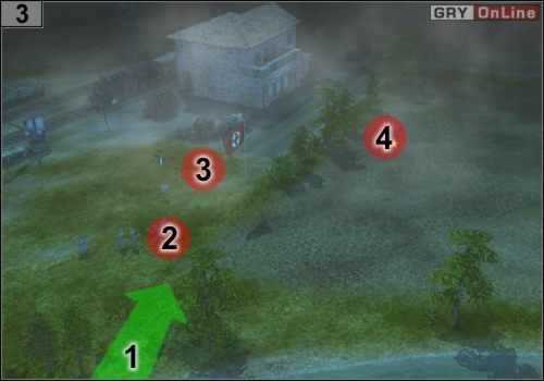 Snajperów, medyków i bohatera oznacz jako jedną grupę - Misja 7 - Monte Cassino (2) | Alianci w Codename Panzers - Faza Druga - Codename: Panzers - Faza Druga - poradnik do gry