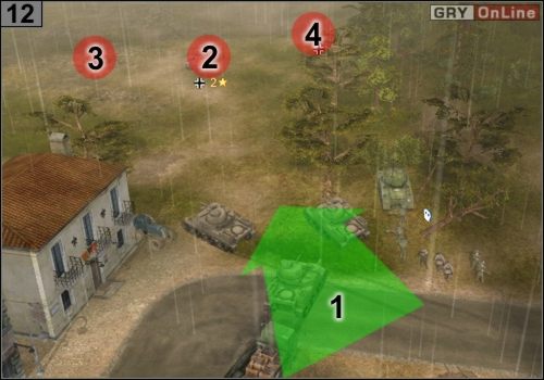 Jedź do punktu #12 - Misja 7 - Monte Cassino (4) | Alianci w Codename Panzers - Faza Druga - Codename: Panzers - Faza Druga - poradnik do gry