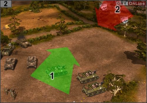 Po chwili z prawej wyjadą dwa czołgi - z [2] - Misja 8 - Anzio-Cisterna (2) | Alianci w Codename Panzers - Faza Druga - Codename: Panzers - Faza Druga - poradnik do gry