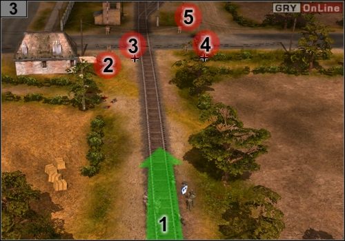 Snajperów, medyków i bohatera oznacz jako jedną grupę - Misja 8 - Anzio-Cisterna (2) | Alianci w Codename Panzers - Faza Druga - Codename: Panzers - Faza Druga - poradnik do gry