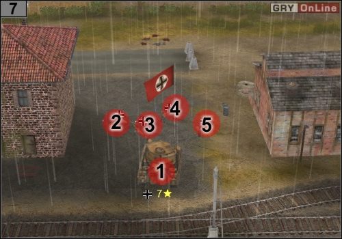 Idź dalej, w pobliże flagi - Misja 8 - Anzio-Cisterna (3) | Alianci w Codename Panzers - Faza Druga - Codename: Panzers - Faza Druga - poradnik do gry