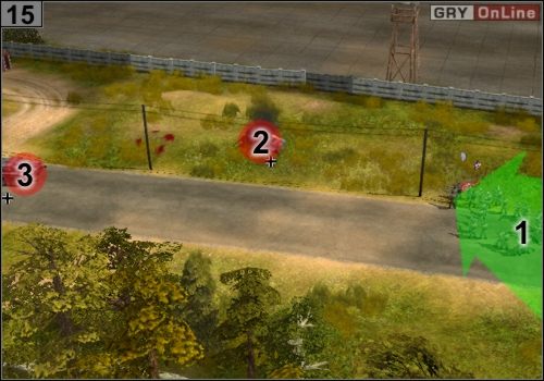 Ustaw żołnierzy w [1] - Misja 1 - Operacja Sheathed Sabre (5) | Partyzanci w Codename Panzers - Codename: Panzers - Faza Druga - poradnik do gry