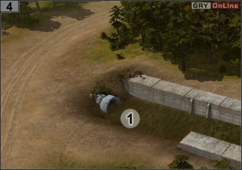 Gdy dojdziesz do #4 , zbliż się do rury ściekowej w [1] - Misja 3 - Odbicie Belgradu (2) | Partyzanci w Codename Panzers - Faza Druga - Codename: Panzers - Faza Druga - poradnik do gry