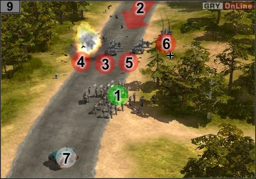 Ustaw piechotę w [1] i czekaj - Misja 3 - Odbicie Belgradu (4) | Partyzanci w Codename Panzers - Faza Druga - Codename: Panzers - Faza Druga - poradnik do gry