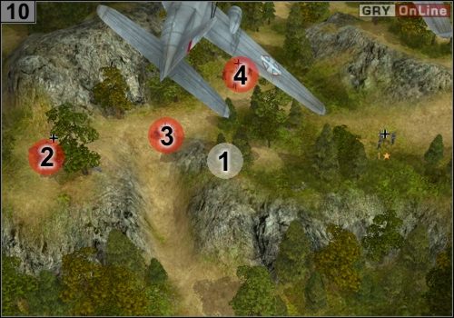 Od razu skorzystamy ze wsparcia lotnictwa - Misja 4 - Mozolna ucieczka (4) | Partyzanci w Codename Panzers - Faza Druga - Codename: Panzers - Faza Druga - poradnik do gry