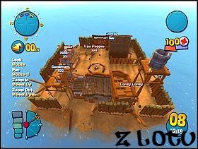 Kamera w grach 3D to największa bolączka, na szczęście programiści przygotowali na tyle dużo rozwiązań, że większych kłopotów z nią nie powinno być - Sterowanie w Worms 4 Totalna Rozwałka - Worms 4: Totalna Rozwałka - poradnik do gry