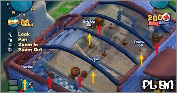 Pierwsza misja, więc jak łatwo można się domyślić, będzie łatwa - Misja I - Diner Might | Misje w Worms 4 Totalna Rozwałka - Worms 4: Totalna Rozwałka - poradnik do gry