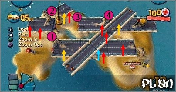 Kolejna misja również nie należy do najtrudniejszych - Misja II - Sneaky Bridge Thieves Inc. | Misje w Worms 4 Totalna Rozwałka - Worms 4: Totalna Rozwałka - poradnik do gry