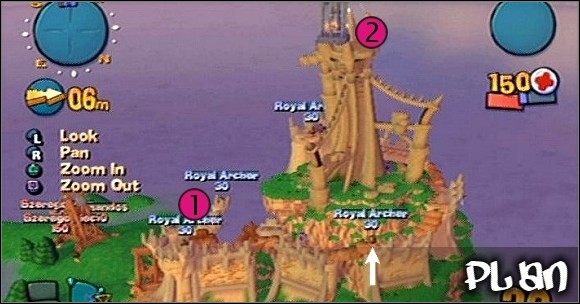 Jedna z ciekawszych - przynajmniej dla mnie - rund - Misja VI - Storm The Castle | Misje w Worms 4 Totalna Rozwałka - Worms 4: Totalna Rozwałka - poradnik do gry