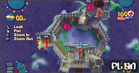 Rundę tę powinno się raczej zaliczyć do łatwiejszych, ale na pewnym etapie staje się trudna i należy się spieszyć - Misja VIII - Rob In The Hood | Misje w Worms 4 Totalna Rozwałka - Worms 4: Totalna Rozwałka - poradnik do gry