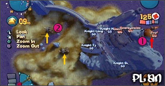 Jedna z trudniejszych rund w grze, a już na pewno do tej pory - Misja X - Nice To Siege You | Misje w Worms 4 Totalna Rozwałka - Worms 4: Totalna Rozwałka - poradnik do gry