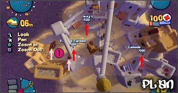 Misja nieco inna od wszystkich, wróg ma aż po 400 pkt - Misja XVI - Turkish Delights | Misje w Worms 4 Totalna Rozwałka - Worms 4: Totalna Rozwałka - poradnik do gry