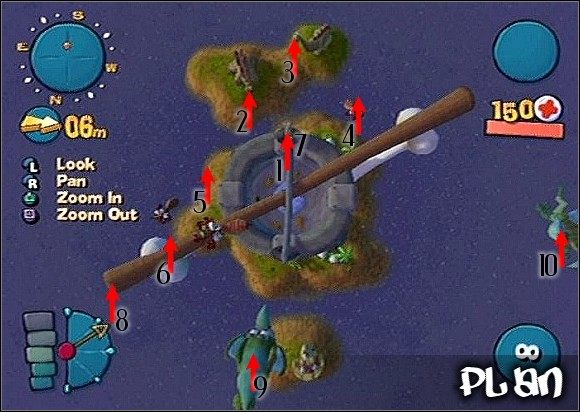 1 - Misja XXI - Fast Food Dino | Misje w Worms 4 Totalna Rozwałka - Worms 4: Totalna Rozwałka - poradnik do gry