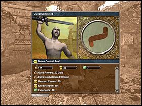 Aby rozpocząć trening, zagadaj do Guild Mastera - Melee Combat Test | Złote Questy w Fable Zapomniane Opowieści - Fable: Zapomniane Opowieści - poradnik do gry